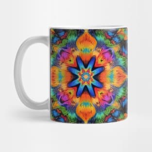 Meditate Kaleidoscope Mandala Pattern Mug